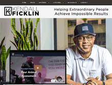 Tablet Screenshot of kendallficklin.com